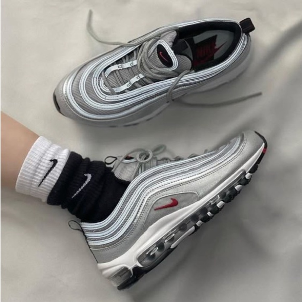 RARE! Women’s Nike Air Max 97 OG “Silver Bullet” Sneakers Trainers Sport Shoes